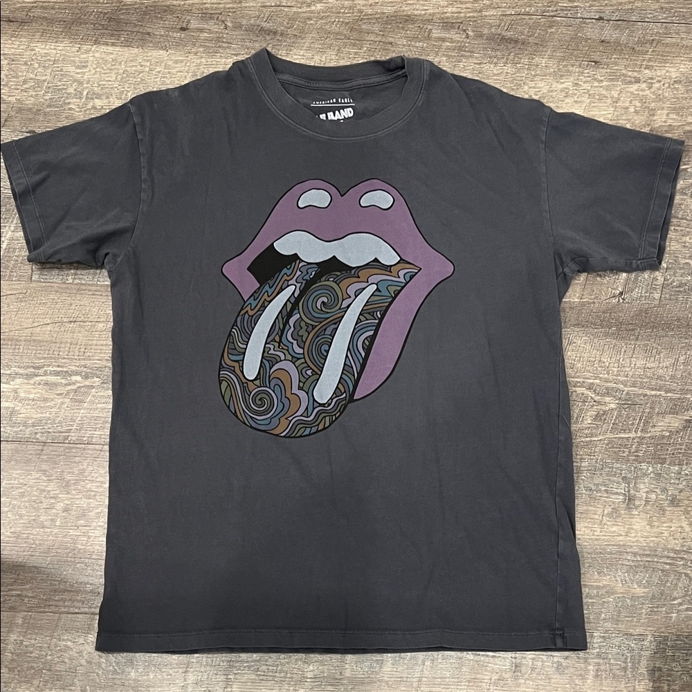 American Eagle Outfitters Black Band Tee